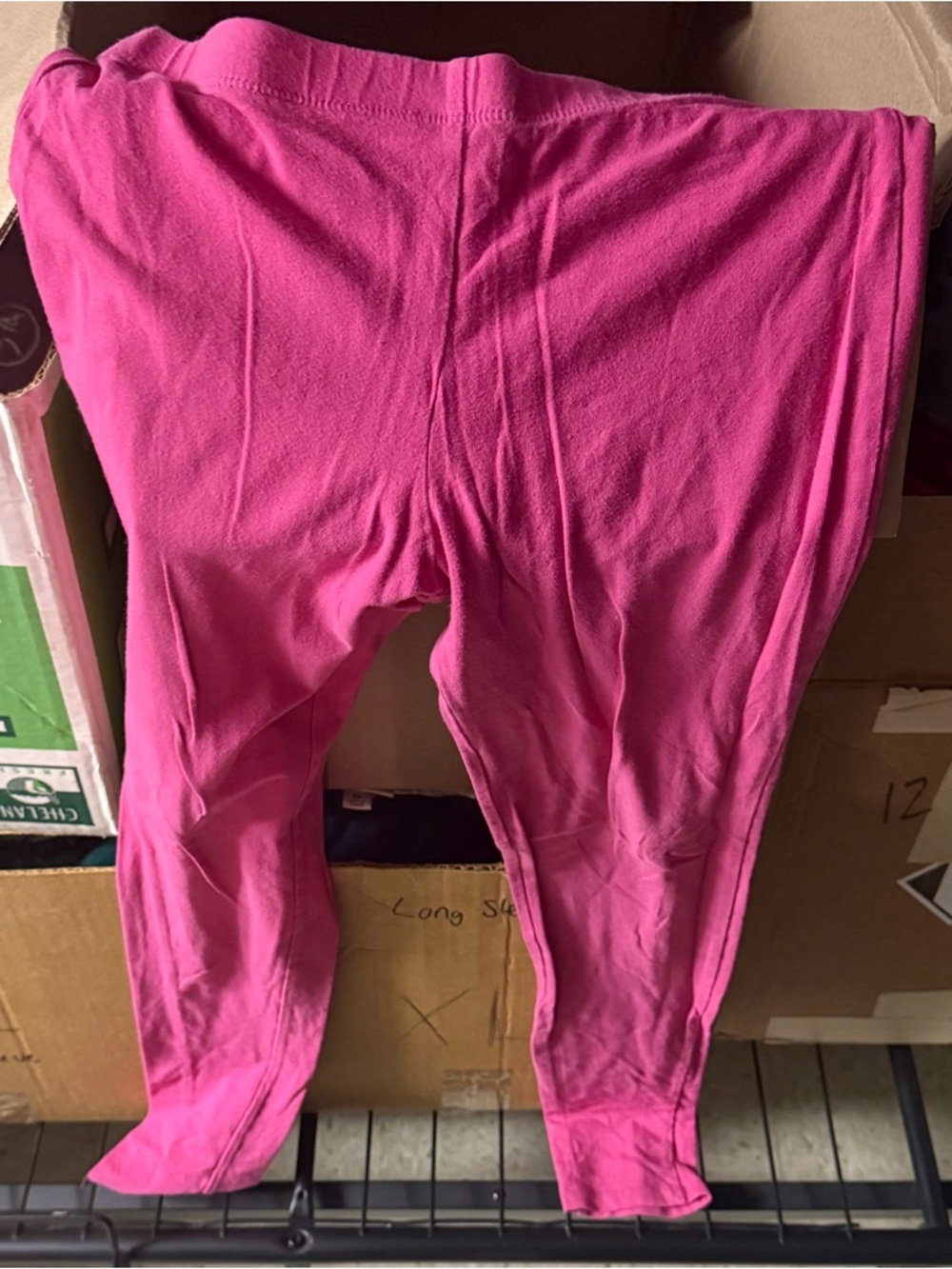 14/16 XL Total Girl - Girls' Pink Stretch Cotton Leggings
